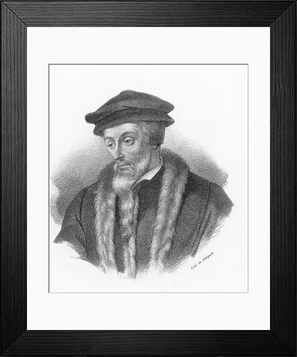 Framed Print : John Calvin, French Theologist Framed Print : John Calvin, French Theologist
