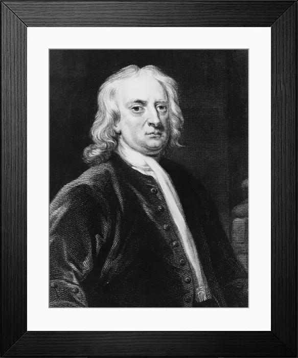 Framed Print : Isaac Newton, English Polymath