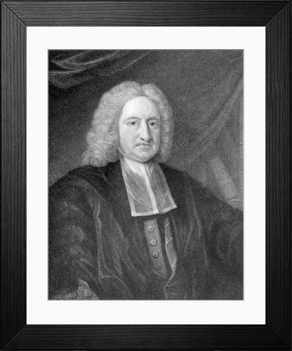 Framed Print : Edmond Halley, English Polymath Framed Print : Edmond Halley, English Polymath