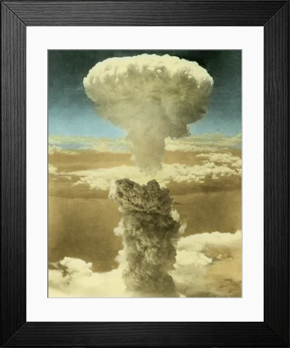Framed Print : WWII, Nagasaki, August 9, 1945 Framed Print : WWII, Nagasaki, August 9, 1945