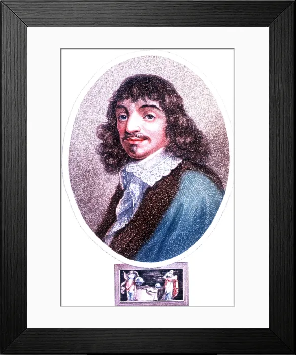 Framed Print : Rene Descartes, French Polymath Framed Print : Rene Descartes, French Polymath