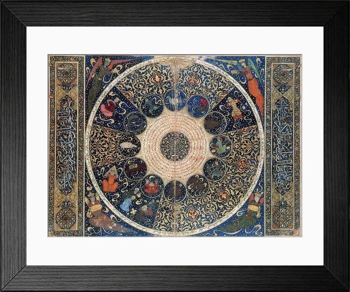 Framed Print : Astrological Horoscope Framed Print : Astrological Horoscope