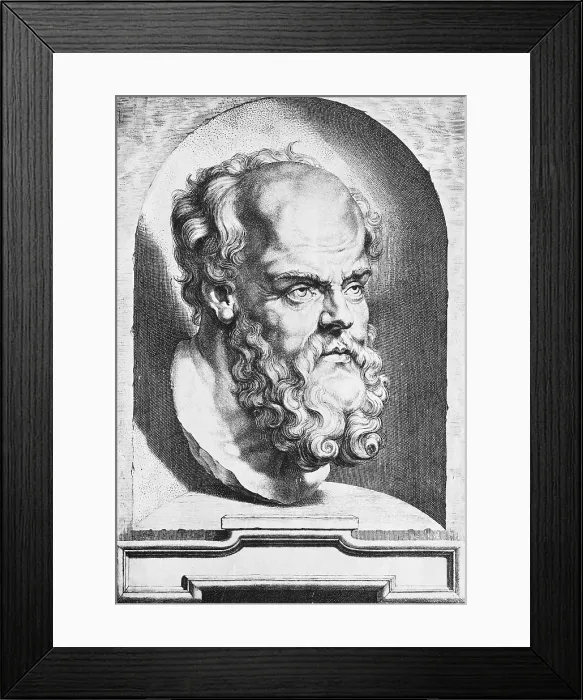 Framed Print : Socrates, Ancient Greek Philosopher