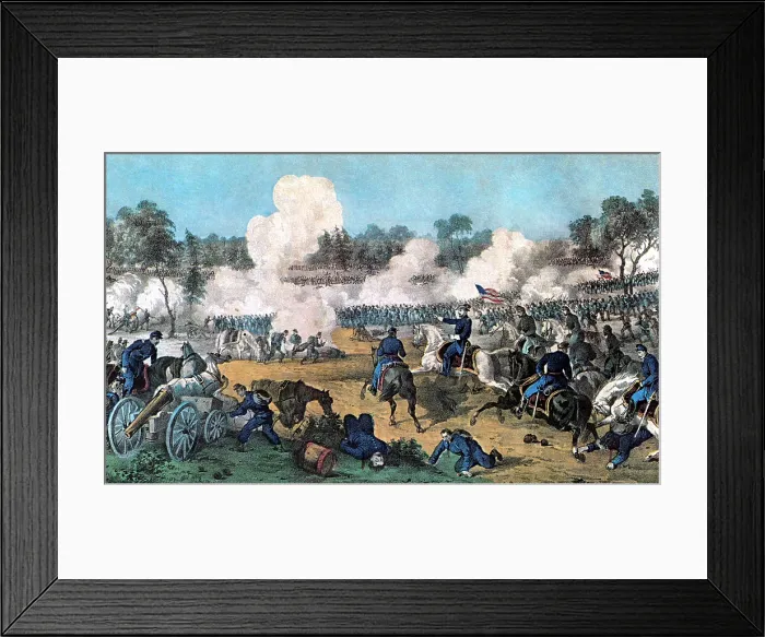 Framed Print : American Civil War, Battle of the Wilderness, 1864 Framed Print : American Civil War, Battle of the Wilderness, 1864