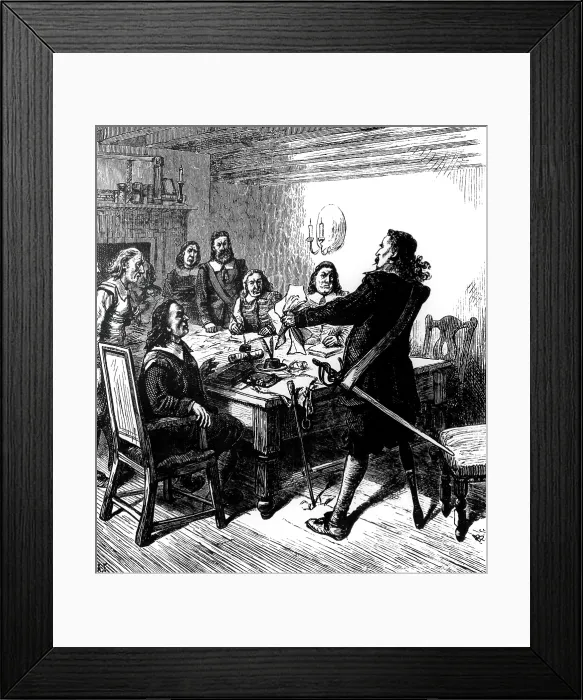 Framed Print : Peter Stuyvesant, English Letter, 1664 Framed Print : Peter Stuyvesant, English Letter, 1664