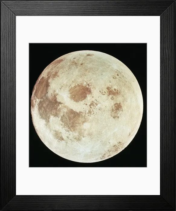 Framed Print : Full Moon from Apollo 11, 1969