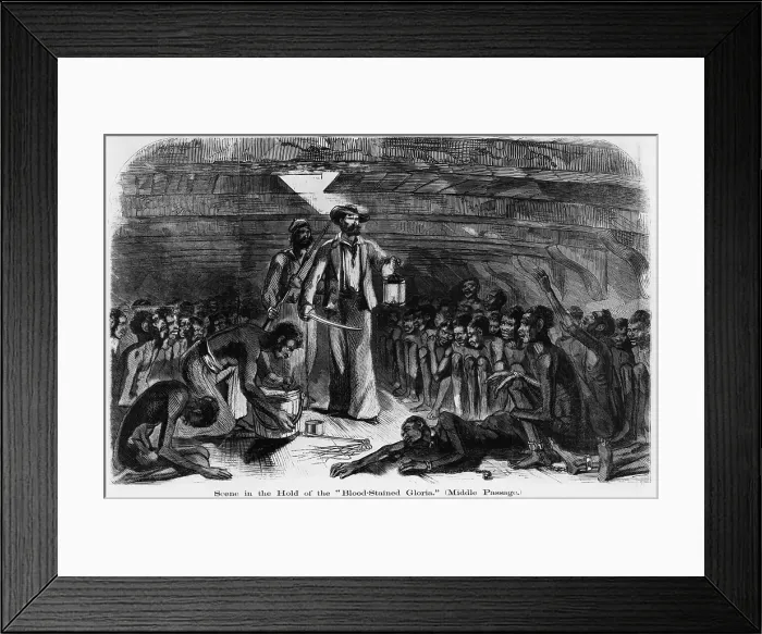 Framed Print : Slave Ship 'Blood-Stained Gloria' Framed Print : Slave Ship 'Blood-Stained Gloria'