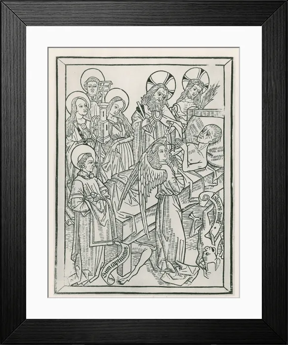 Framed Print : Art of Dying, Temptation of Pride, 15th Century Framed Print : Art of Dying, Temptation of Pride, 15th Century