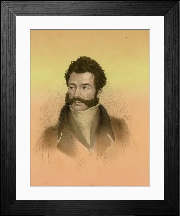 Framed Print : Giovanni Belzoni, Italian Antiquarian Framed Print : Giovanni Belzoni, Italian Antiquarian