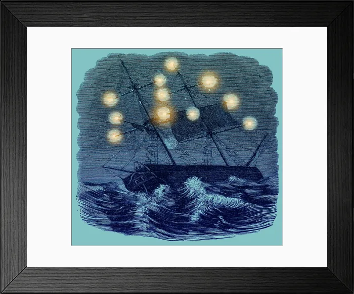 Framed Print : St. Elmo's Fire, 1860 Framed Print : St. Elmo's Fire, 1860