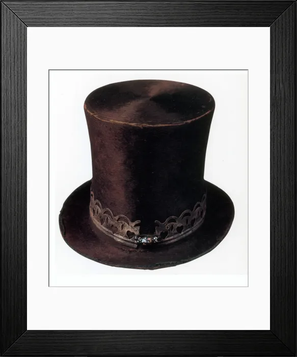 Framed Print : Beaver Hat, 19th Century Framed Print : Beaver Hat, 19th Century