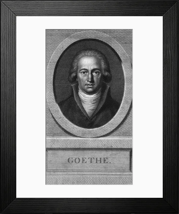Framed Print : Johann von Goethe, German Author and Polymath