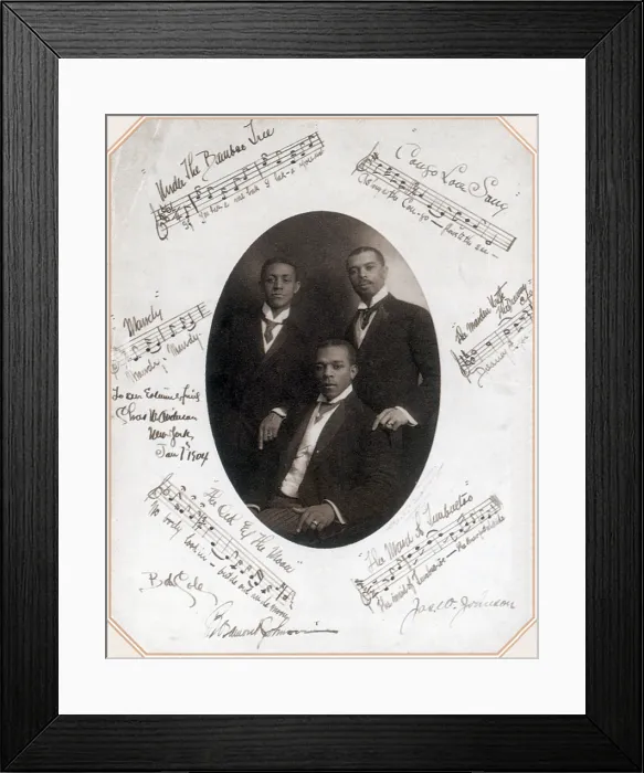 Framed Print : Those Ebony Offenbachs, Johnson Brothers and Cole Framed Print : Those Ebony Offenbachs, Johnson Brothers and Cole