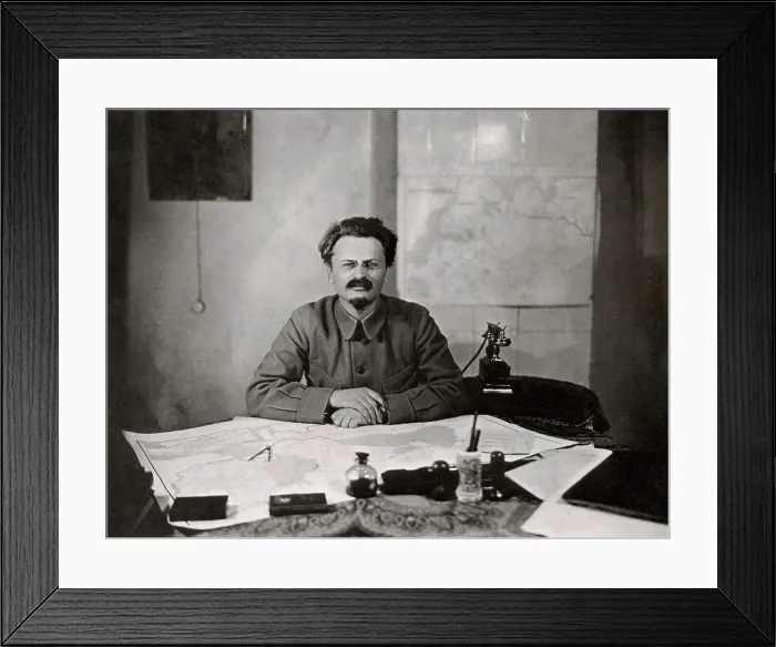 Framed Print : Leon Trotsky, Russian Marxist Revolutionary