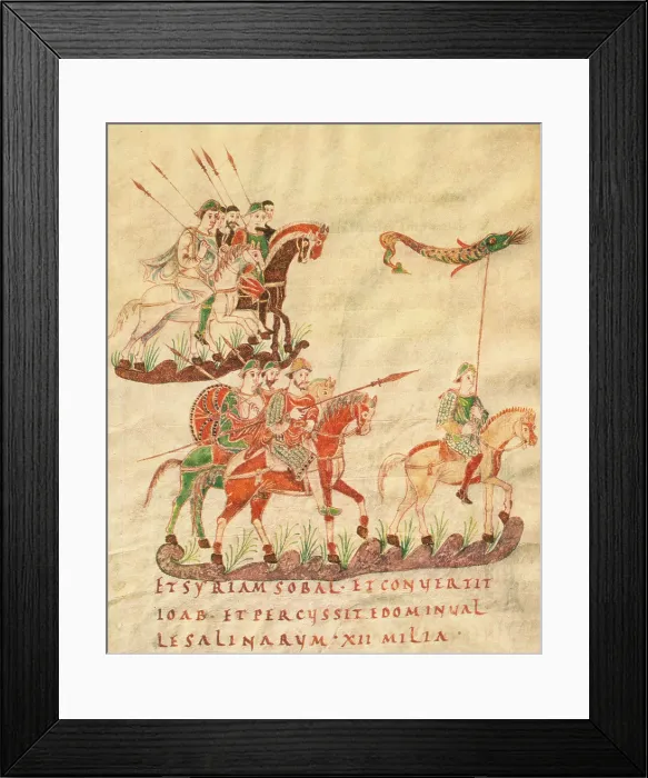 Framed Print : Frankish Knights, 9th Century Framed Print : Frankish Knights, 9th Century