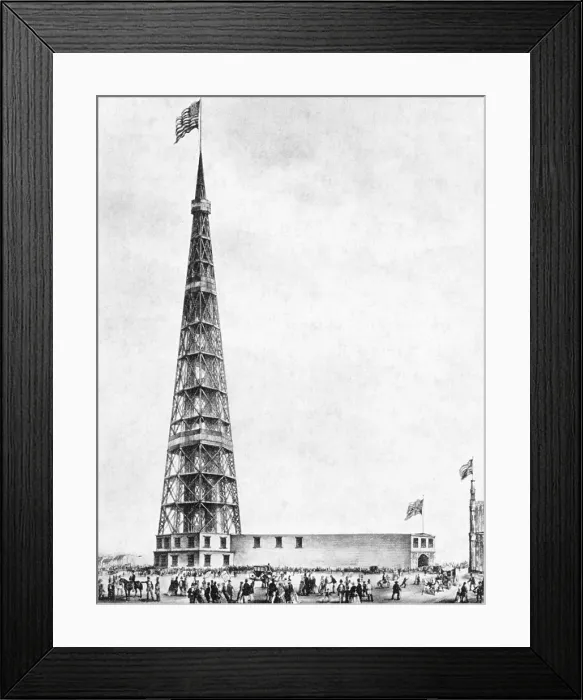 Framed Print : Latting Observatory, NYC, 1850s