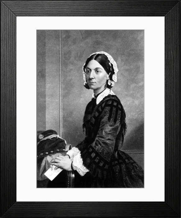 Framed Print : Florence Nightingale, English Nurse Framed Print : Florence Nightingale, English Nurse