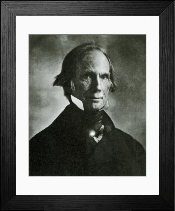 Framed Print : Henry Clay, American Politician Framed Print : Henry Clay, American Politician
