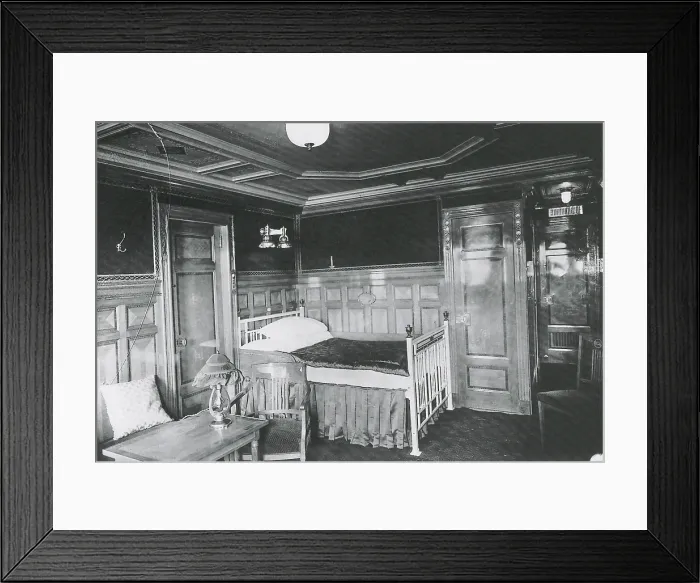 Framed Print : Parlour Suite of Titanic Ship Framed Print : Parlour Suite of Titanic Ship