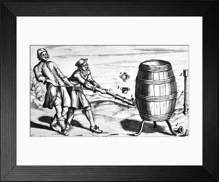 Framed Print : Otto von Guericke, Law of Horror Vacui Framed Print : Otto von Guericke, Law of Horror Vacui