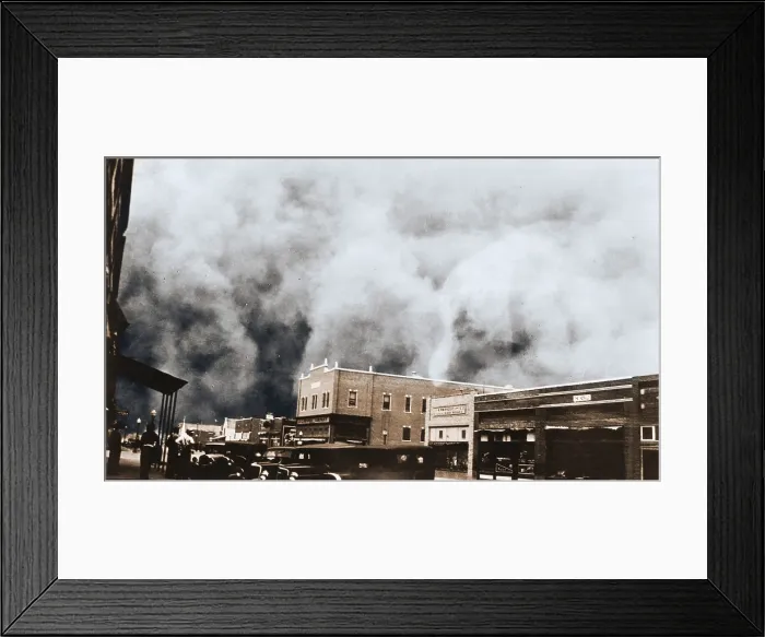 Framed Print : Dust Storm, April, 1935 Framed Print : Dust Storm, April, 1935