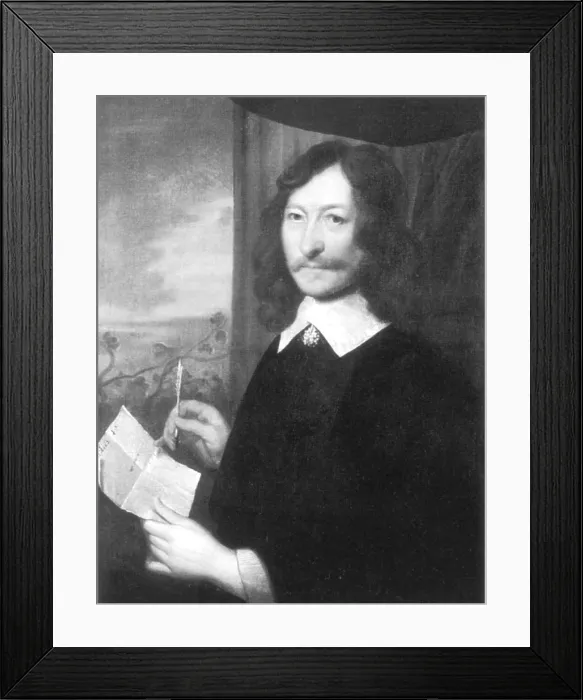 Framed Print : William Lilly, English Astrologer