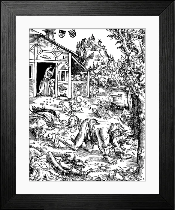 Framed Print : Werewolf, Legendary Creature Framed Print : Werewolf, Legendary Creature