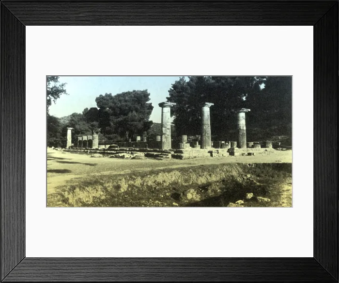 Framed Print : Temple of Zeus, Olympia, Greece