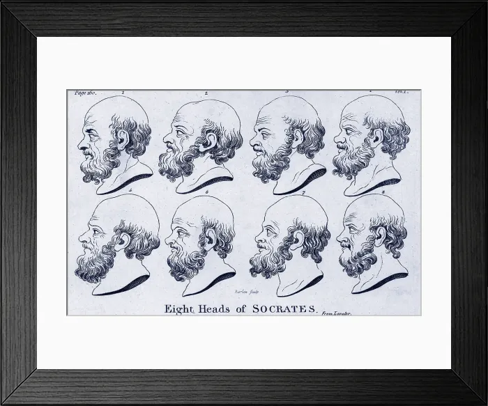 Framed Print : Socrates, Ancient Greek Philosopher
