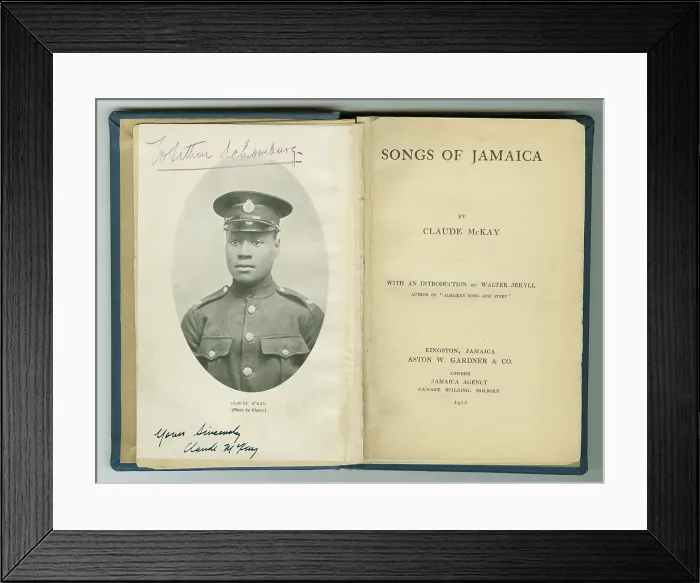 Framed Print : Claude McKay, 'Songs of Jamaica', 1912 Framed Print : Claude McKay, 'Songs of Jamaica', 1912