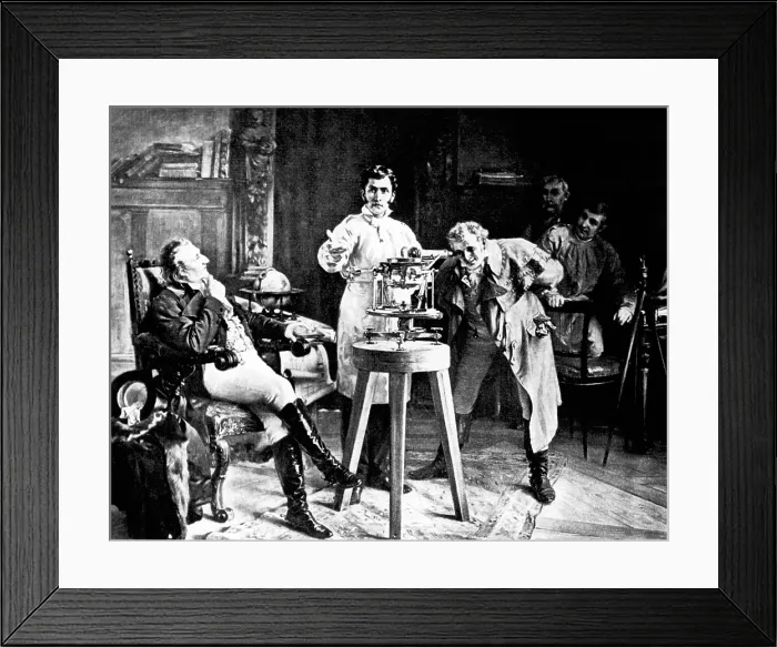 Framed Print : Joseph von Fraunhofer, Spectroscope, 1814 Framed Print : Joseph von Fraunhofer, Spectroscope, 1814