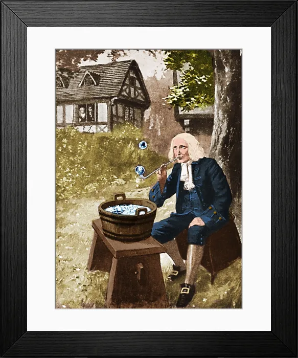 Framed Print : Isaac Newton, English Polymath