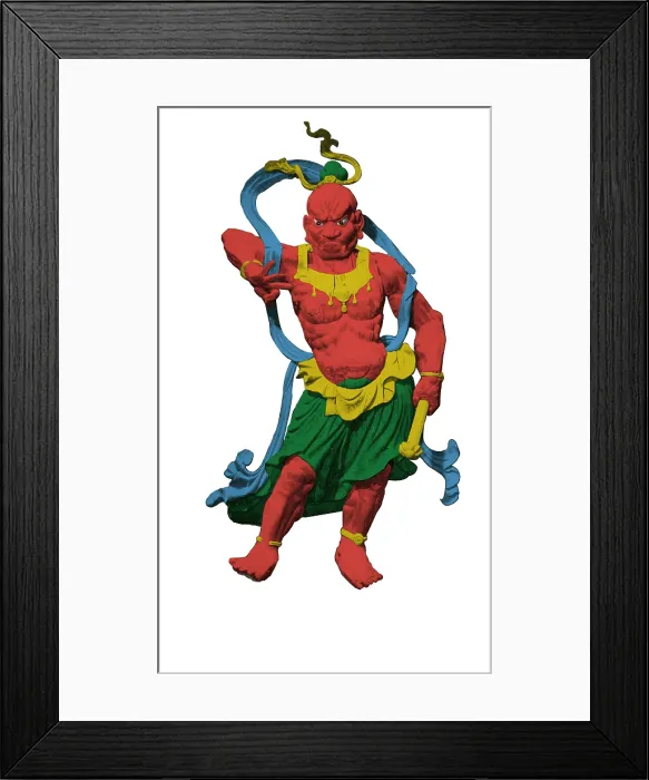 Framed Print : Ni-o Guardian Framed Print : Ni-o Guardian