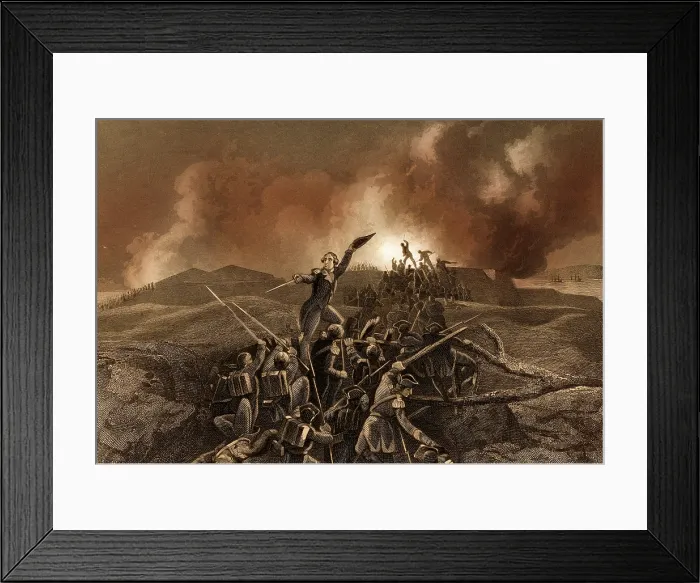 Framed Print : Battle of Stony Point, 1779