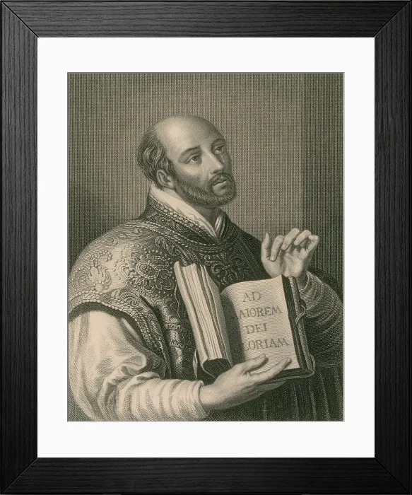 Framed Print : Ignatius of Loyola, Spanish Theologian Framed Print : Ignatius of Loyola, Spanish Theologian