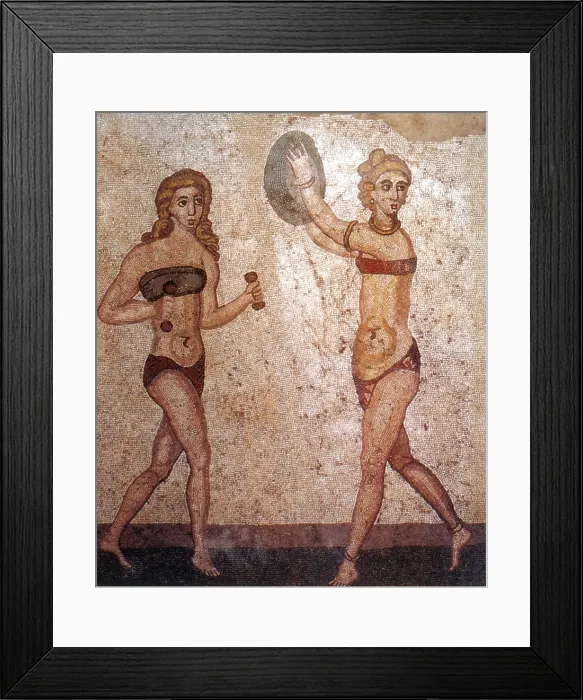 Framed Print : 'Bikini Girls', 4th Century