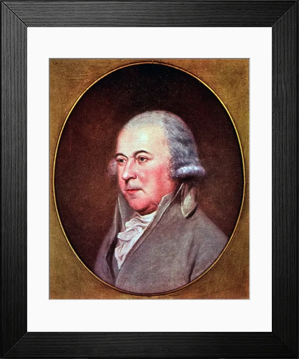 Framed Print : John Adams, 2nd U.S. President Framed Print : John Adams, 2nd U.S. President