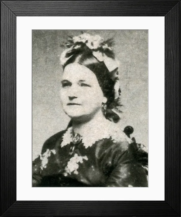 Framed Print : Mary Todd Lincoln, First Lady