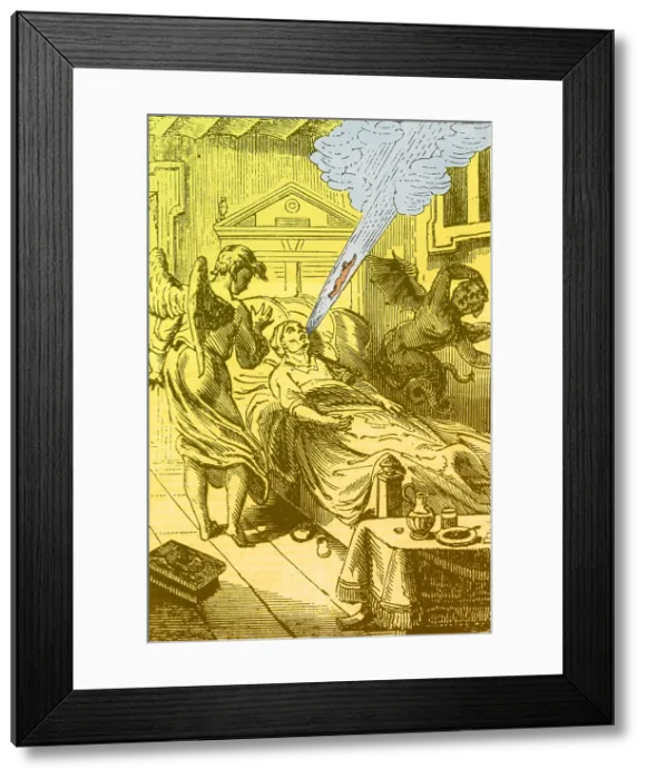 Framed Print : De Plancy's Dictionnaire Infernal, 1835 Framed Print : De Plancy's Dictionnaire Infernal, 1835