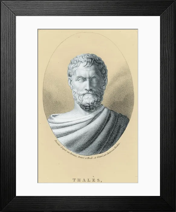Framed Print : Thales of Miletus, Sage of Greece Framed Print : Thales of Miletus, Sage of Greece