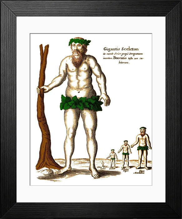 Framed Print : Giants, Legendary Creatures Framed Print : Giants, Legendary Creatures