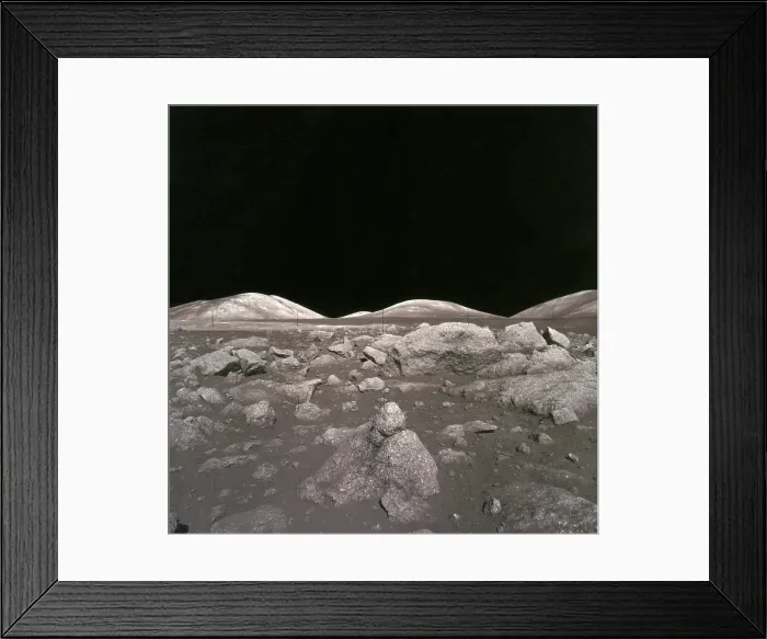 Framed Print : Camelot Crater on Moon, Apollo 17 Mission Framed Print : Camelot Crater on Moon, Apollo 17 Mission