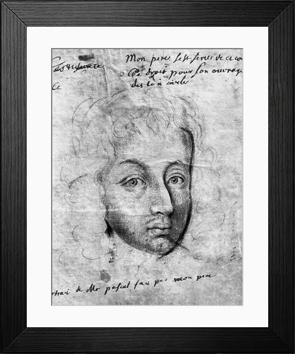 Framed Print : Blaise Pascal, French Polymath Framed Print : Blaise Pascal, French Polymath