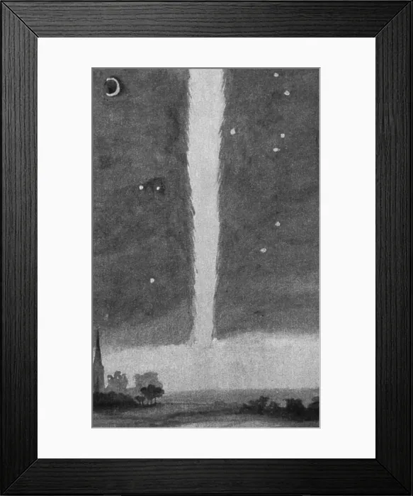 Framed Print : Newton's Comet, 1680 Framed Print : Newton's Comet, 1680