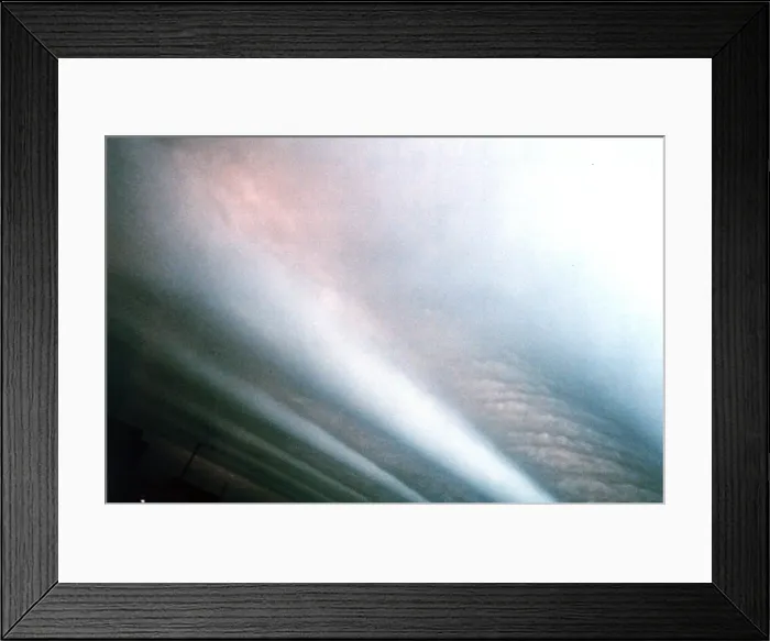 Framed Print : Clouds Caused by Gravity Waves Framed Print : Clouds Caused by Gravity Waves