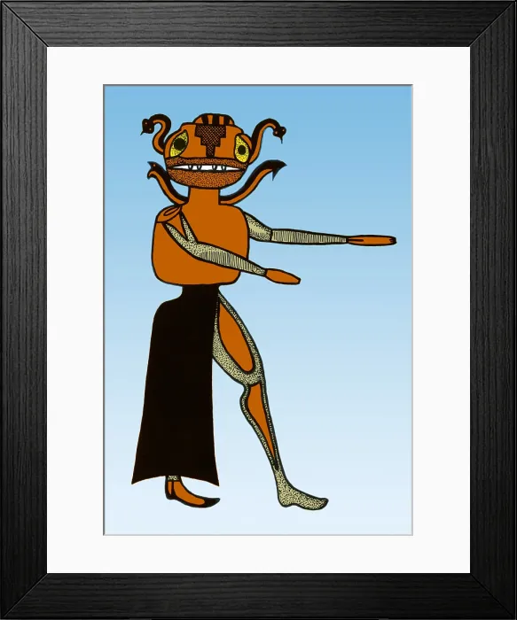 Framed Print : Gorgon, Legendary Creature Framed Print : Gorgon, Legendary Creature