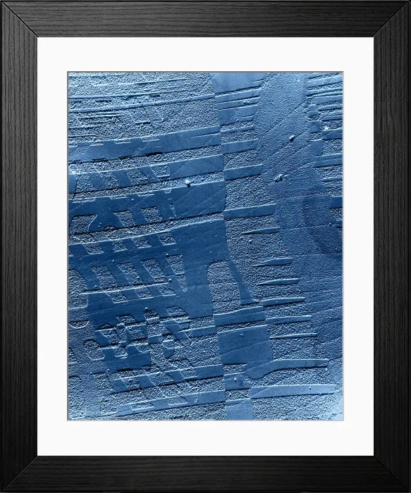 Framed Print : TEM of a Crystal of Barium Titanate Framed Print : TEM of a Crystal of Barium Titanate