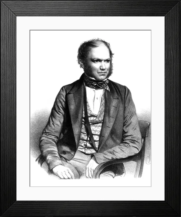 Framed Print : Charles Darwin, English Naturalist