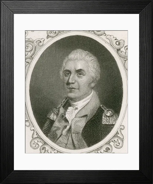 Framed Print : James Varnum, American General and Legislator Framed Print : James Varnum, American General and Legislator