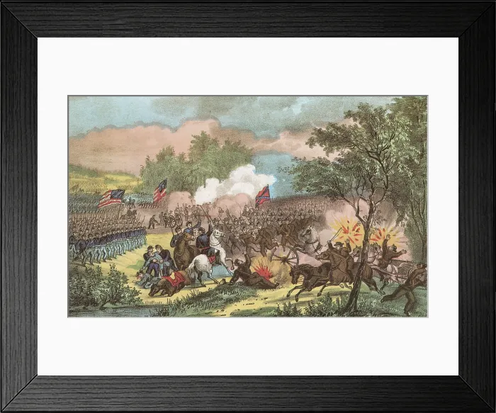 Framed Print : The Battle of Chickamauga, 1863 Framed Print : The Battle of Chickamauga, 1863
